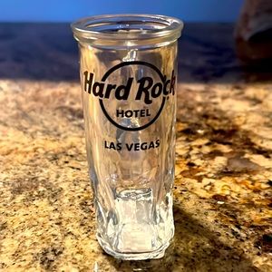 Hard Rock Las Vegas Tall Cowboy Cowgirl Boot Shot Glass